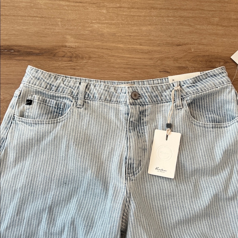 Kancan Horseshoe Striped Stretch Jean Size - 30 NWT - Picture 4 of 11